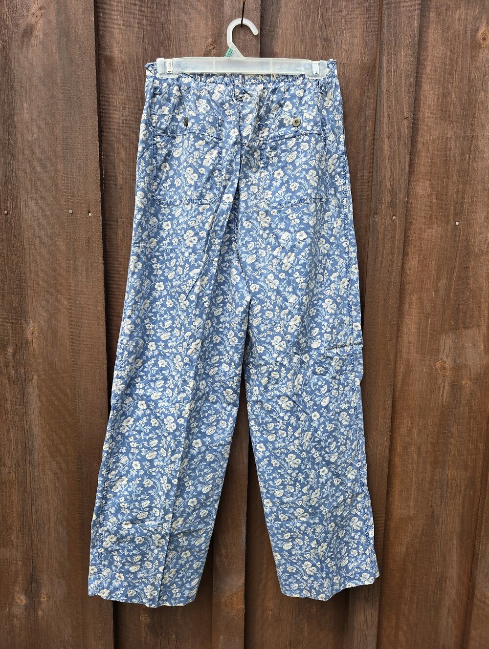 Vintage Lizwear Baggy Wide Leg High Rise Floral Cotton Jeans - Picture 4 of 7